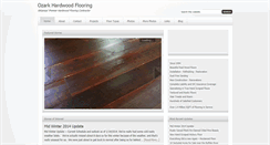 Desktop Screenshot of ozarkhardwoodfloors.com